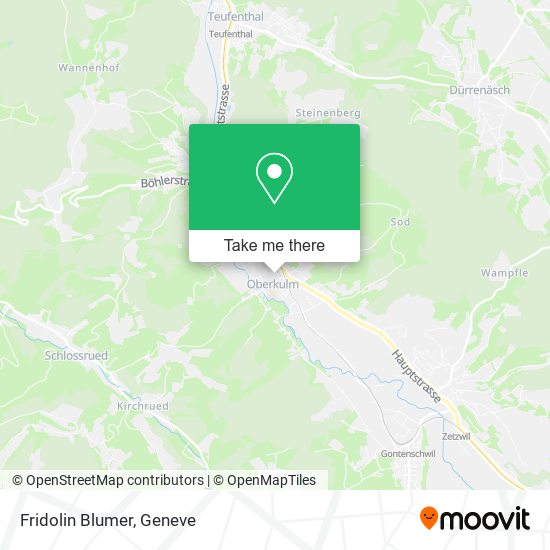 Fridolin Blumer map