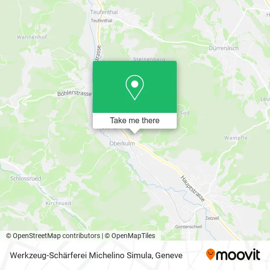 Werkzeug-Schärferei Michelino Simula map