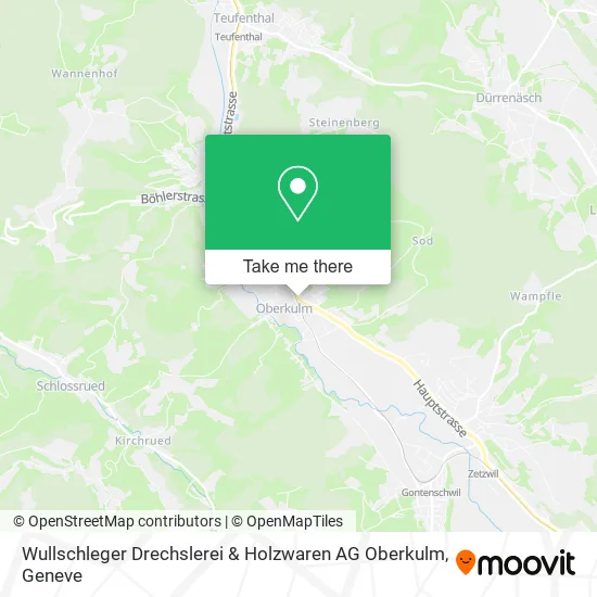 Wullschleger Drechslerei & Holzwaren AG Oberkulm map