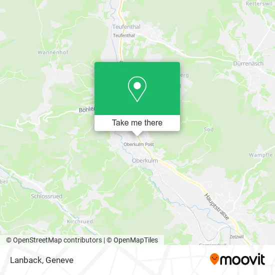 Lanback map