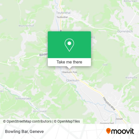 Bowling Bar map