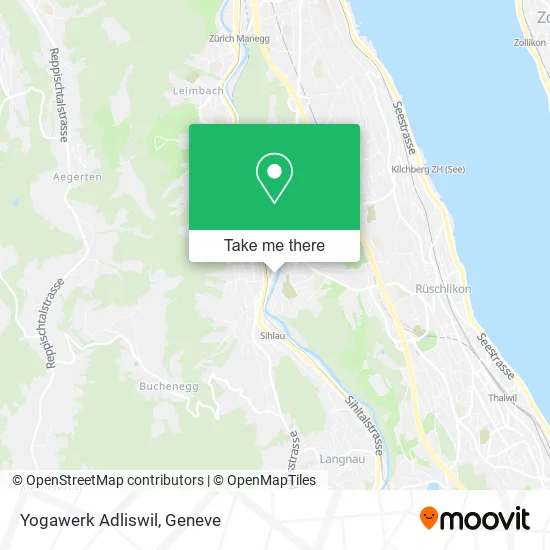 Yogawerk Adliswil map
