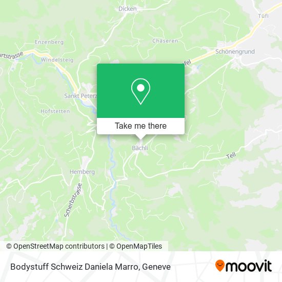 Bodystuff Schweiz Daniela Marro map