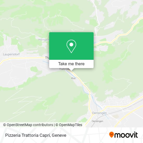 Pizzeria Trattoria Capri map