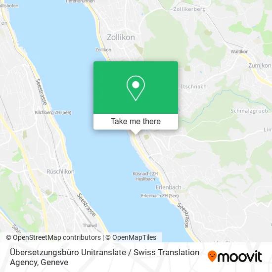 Übersetzungsbüro Unitranslate / Swiss Translation Agency map