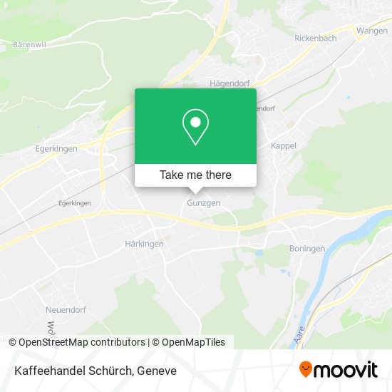 Kaffeehandel Schürch map