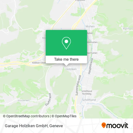 Garage Holziken GmbH map