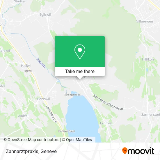 Zahnarztpraxis map
