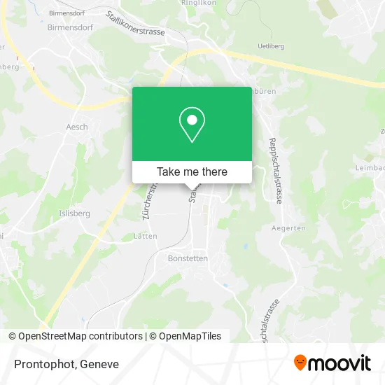 Prontophot map