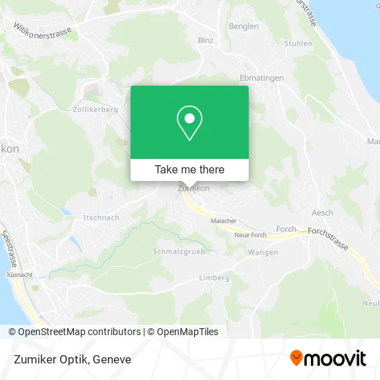 Zumiker Optik map