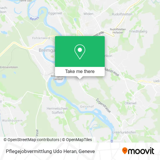 Pflegejobvermittlung Udo Heran map