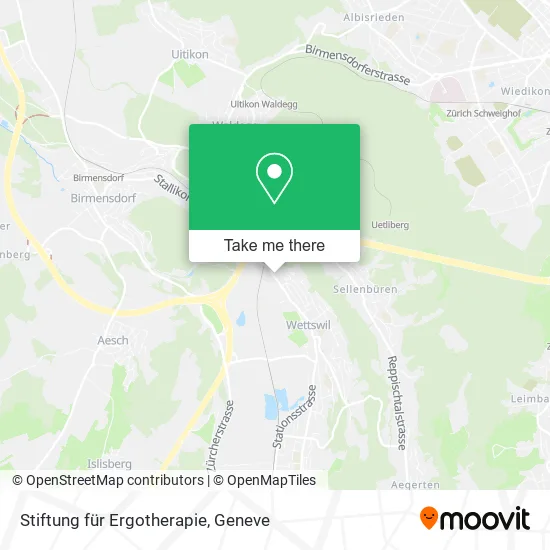 Stiftung für Ergotherapie map