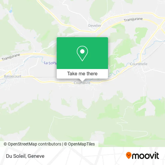 Du Soleil map