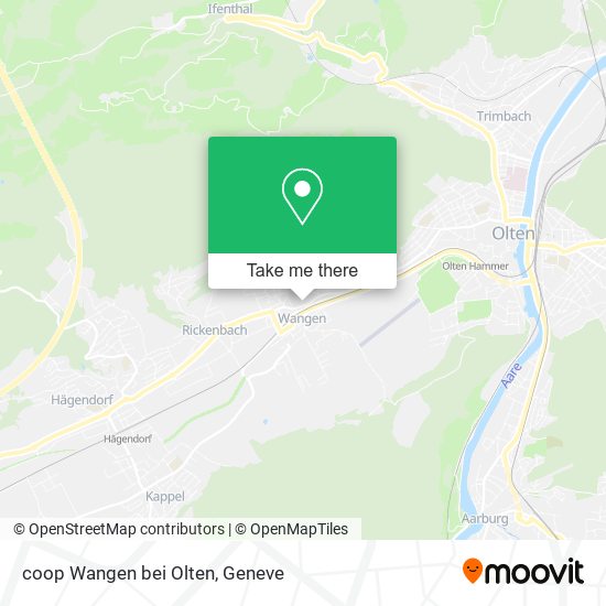 coop Wangen bei Olten map