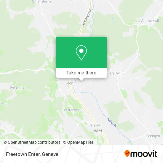Freetown Enter map