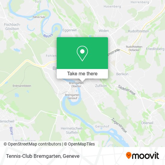 Tennis-Club Bremgarten map