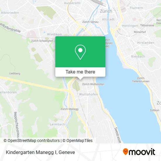 Kindergarten Manegg I map