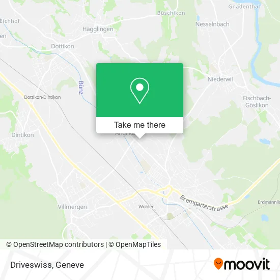 Driveswiss map