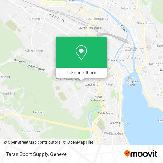 Taran Sport Supply map