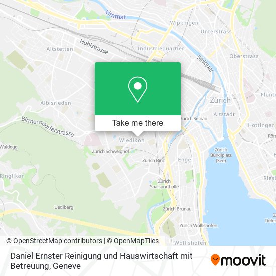 Daniel Ernster Reinigung und Hauswirtschaft mit Betreuung map