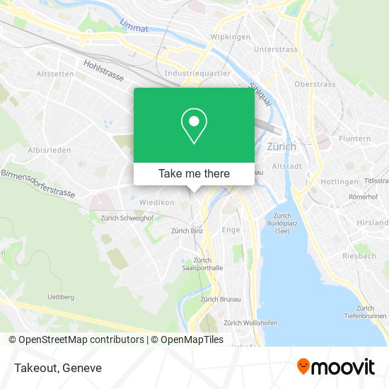 Takeout map