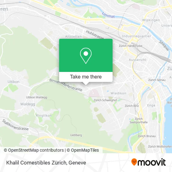 Khalil Comestibles Zürich map
