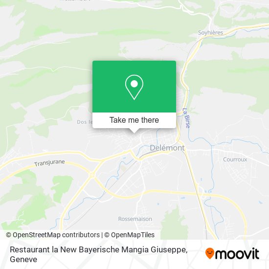 Restaurant la New Bayerische Mangia Giuseppe map