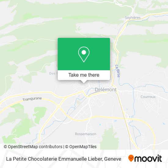 La Petite Chocolaterie Emmanuelle Lieber map