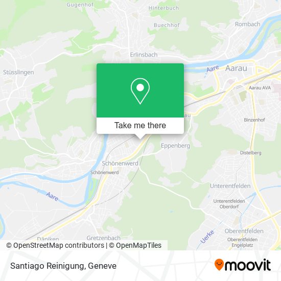 Santiago Reinigung map