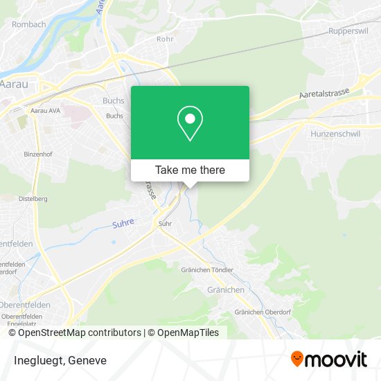Inegluegt map
