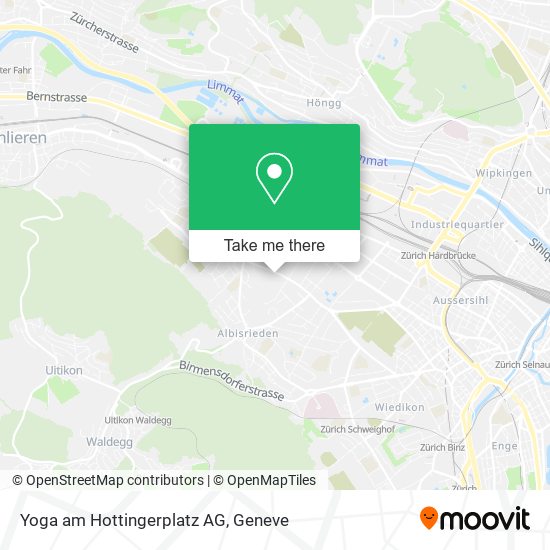 Yoga am Hottingerplatz AG map