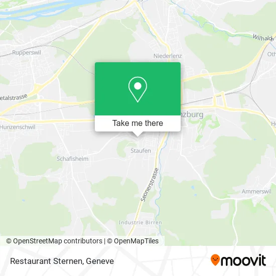 Restaurant Sternen map