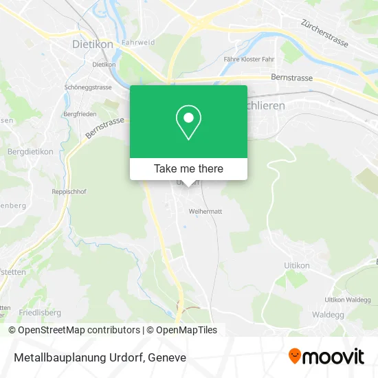 Metallbauplanung Urdorf map