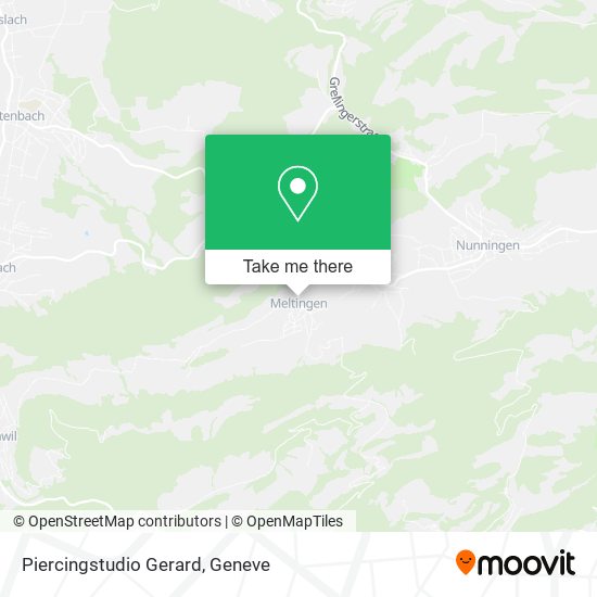 Piercingstudio Gerard map