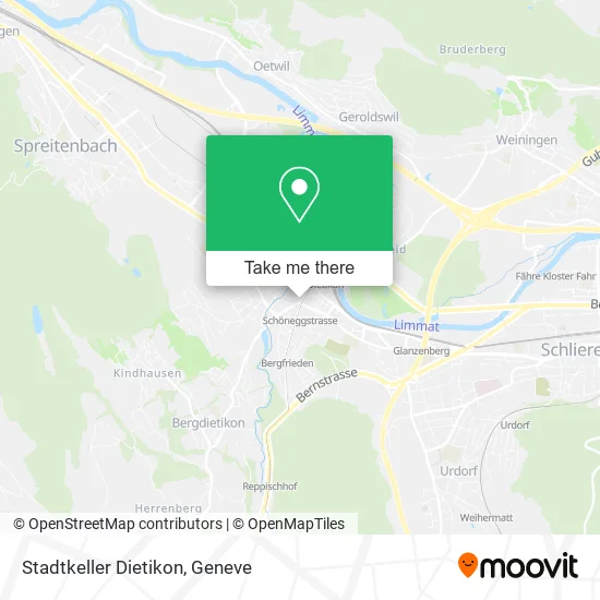 Stadtkeller Dietikon map
