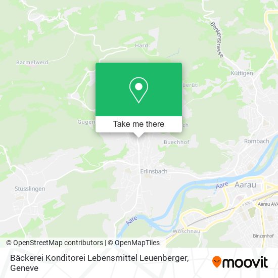 Bäckerei Konditorei Lebensmittel Leuenberger map