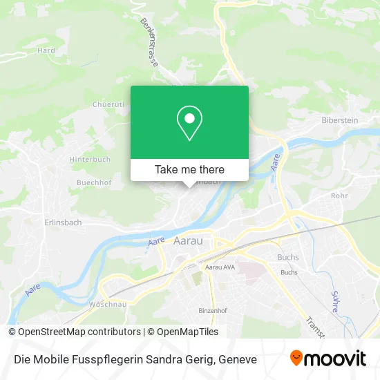 Die Mobile Fusspflegerin Sandra Gerig map