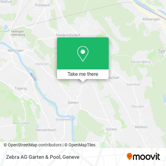 Zebra AG Garten & Pool map