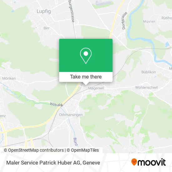 Maler Service Patrick Huber AG map