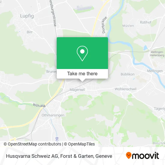 Husqvarna Schweiz AG, Forst & Garten map