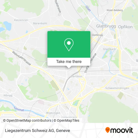 Liegezentrum Schweiz AG map