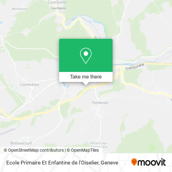 Ecole Primaire Et Enfantine de l'Oiselier map