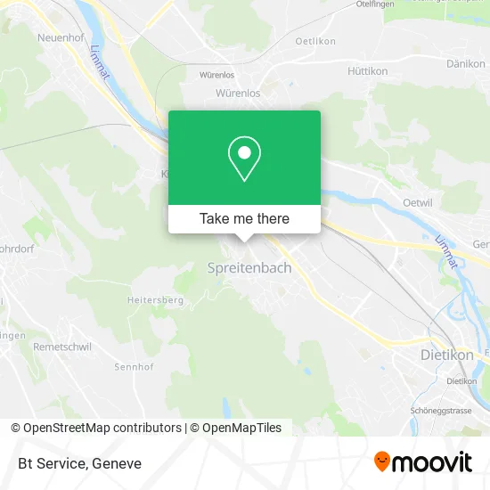 Bt Service map