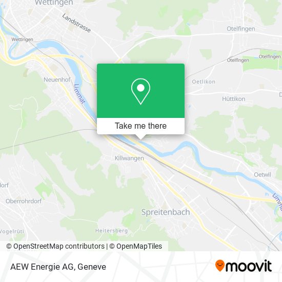 AEW Energie AG map