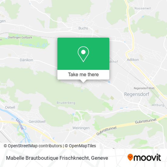 Mabelle Brautboutique Frischknecht map