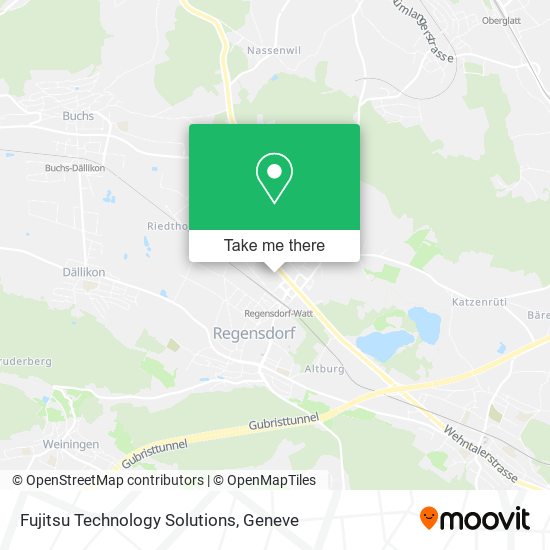 Fujitsu Technology Solutions map