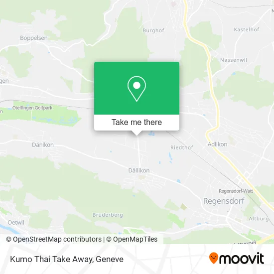 Kumo Thai Take Away map