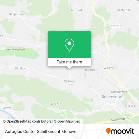Autoglas Center Schiltknecht map