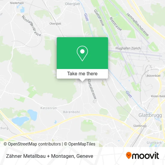 Zähner Metallbau + Montagen map