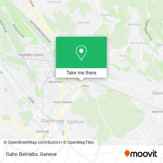 Gaho Betriebs map